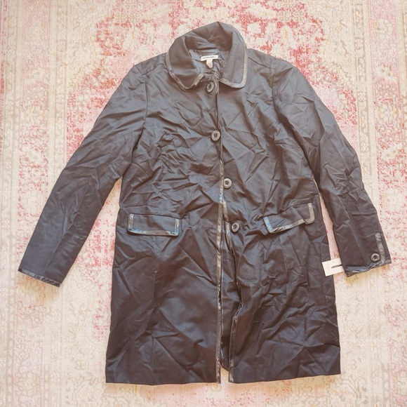 Charter Club Jackets & Blazers - Charter Club, Woman’s Black Button-Up Coat NWT